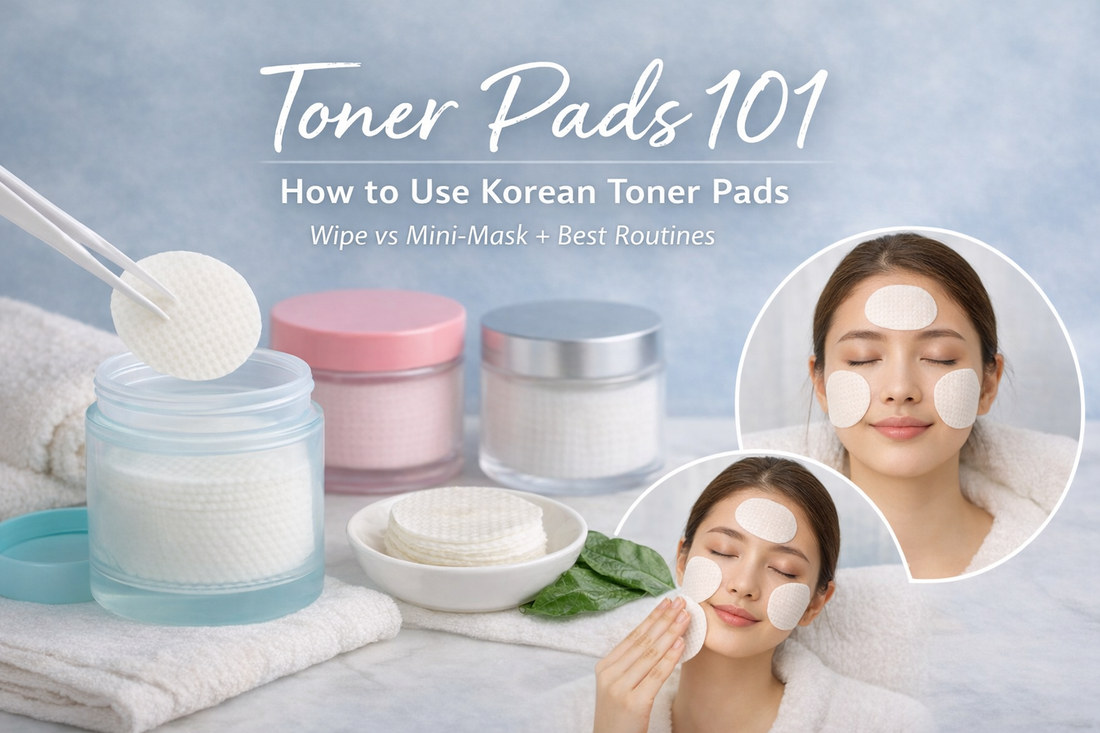 Toner Pads 101: How to Use Korean Toner Pads (Wipe vs Mini-Mask)