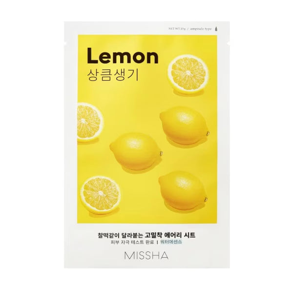 Missha – Airy Fit Sheet Mask – Lemon