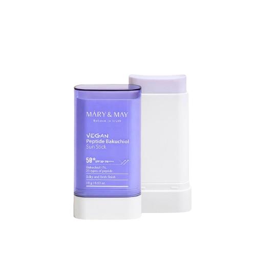 Mary&May - Vegan Peptide Bakuchiol Sun Stick SPF50+ PA++++ 18g