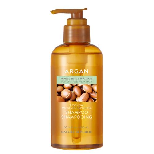 Nature Republic - Argan Essential Moisture Repairing Shampoo 300ml