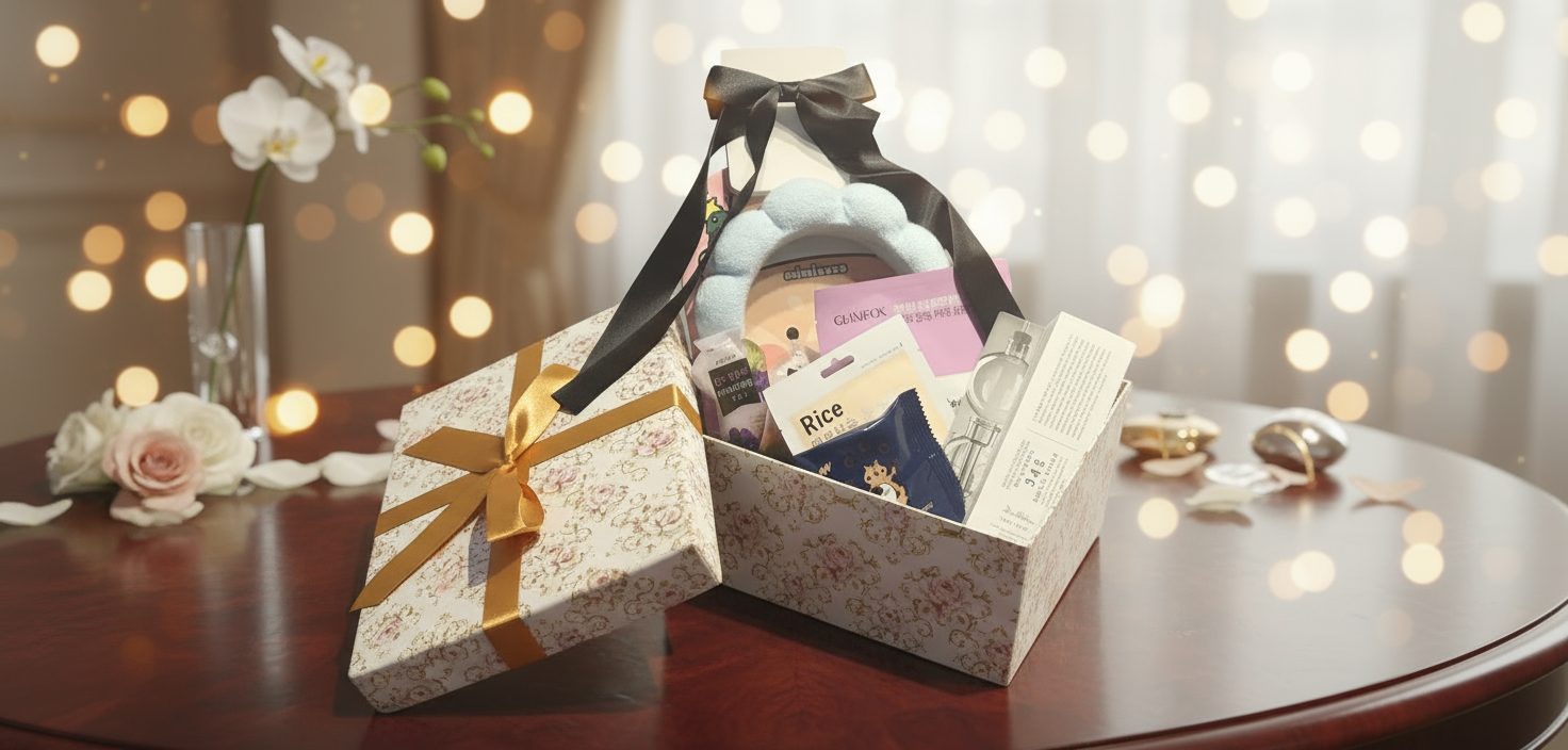 Elegant Gift Box with Beautiful Background