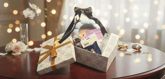 Elegant Gift Box with Beautiful Background