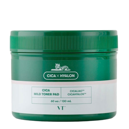 VT Cosmetics - CICA Mild Toner Pad - 60pcs